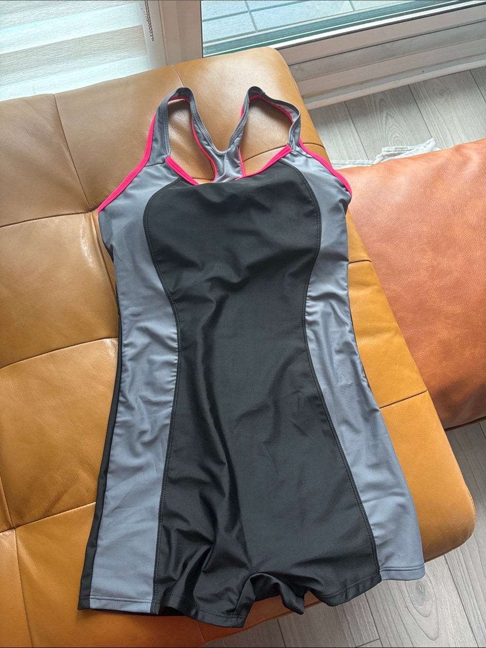 Women's One Piece Swimsuits Boyleg Sports Swimwear